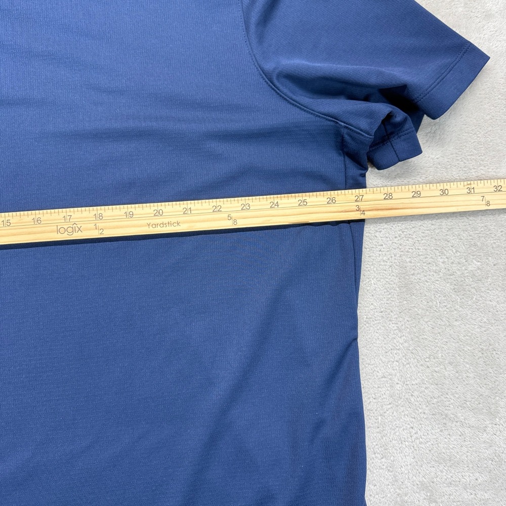 Tampa Bay Rays Polo Shirt Mens XXL Blue Nike Dri-FIT Performance MLB Baseball - Picture 7 of 8